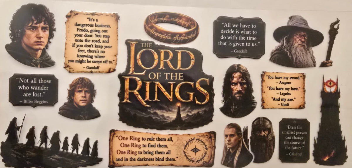 Lord of the Rings Collage Wrap