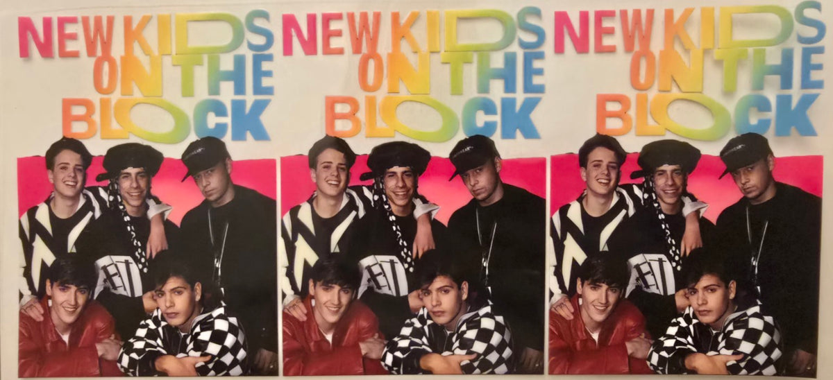 New Kids on the Block Group Photo Music Wrap