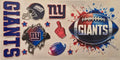 New York Giants football splatter wrap
