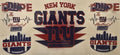 New York Giants heartbeat collage wrap