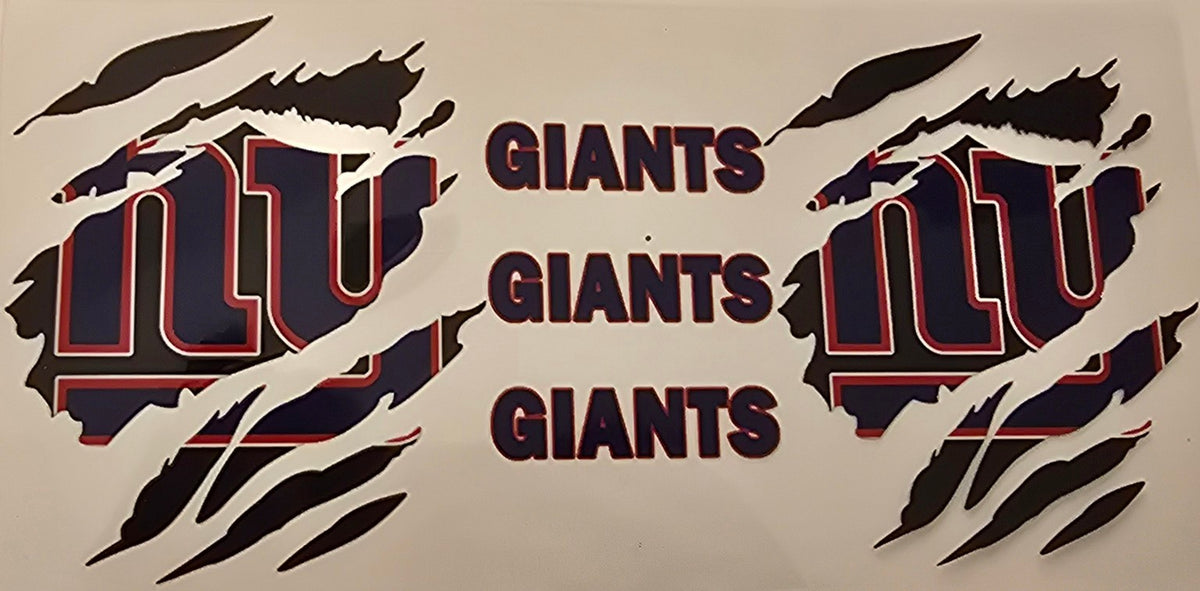 New York Giants Ripped Logo Wrap