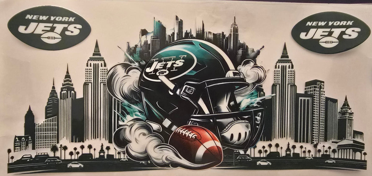 New York Jets skyline helmet wrap