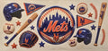 New York Mets baseball circle wrap