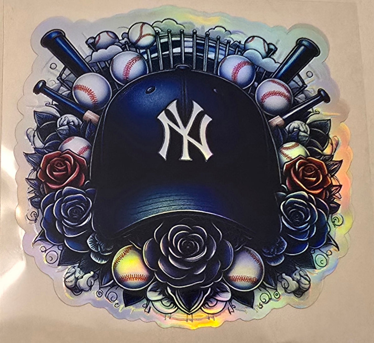 New York Yankees Baseball Holographic Wrap