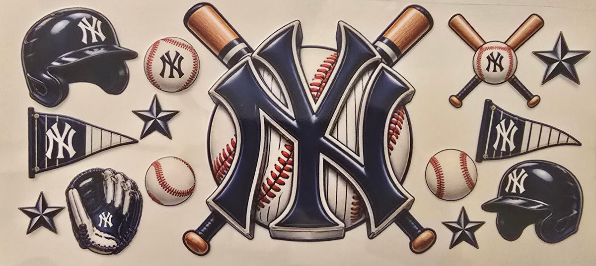 New York Yankees baseball NY logo wrap