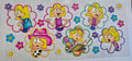 Lizzie McGuire cartoon characters and flowers