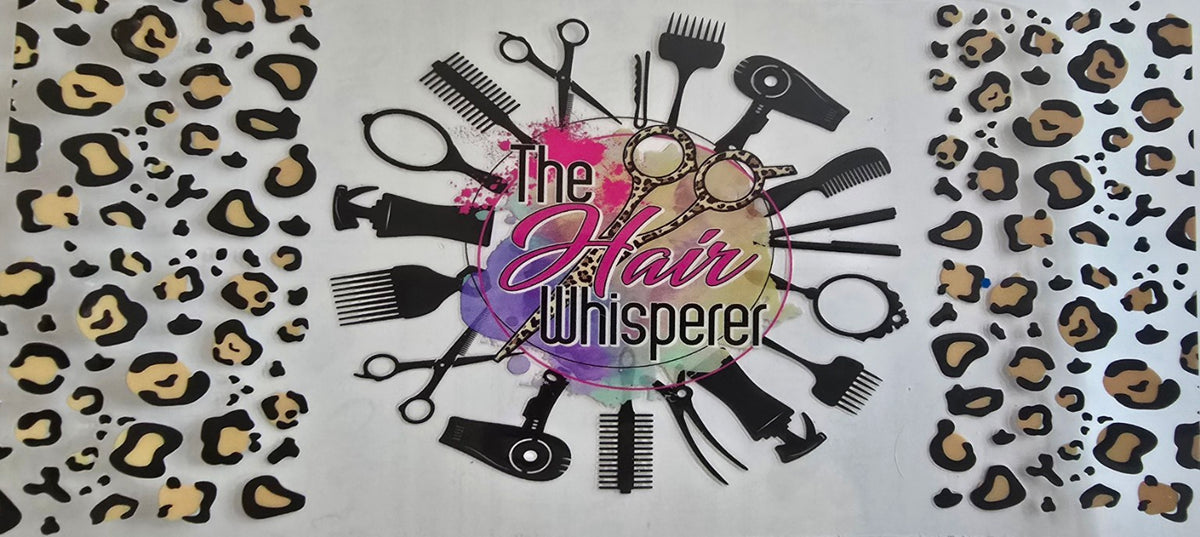 Hair Whisperer wrap artwork