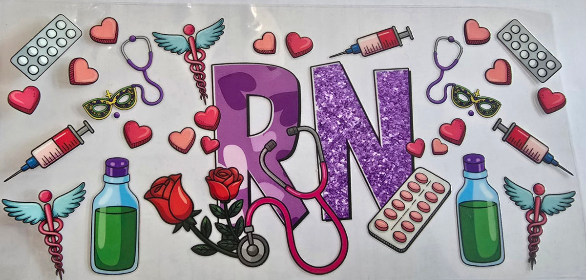 Registered Nurse wrap artwork