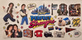 Perfect Strangers retro collage wrap