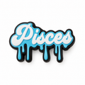 Pisces 3D Straw Topper