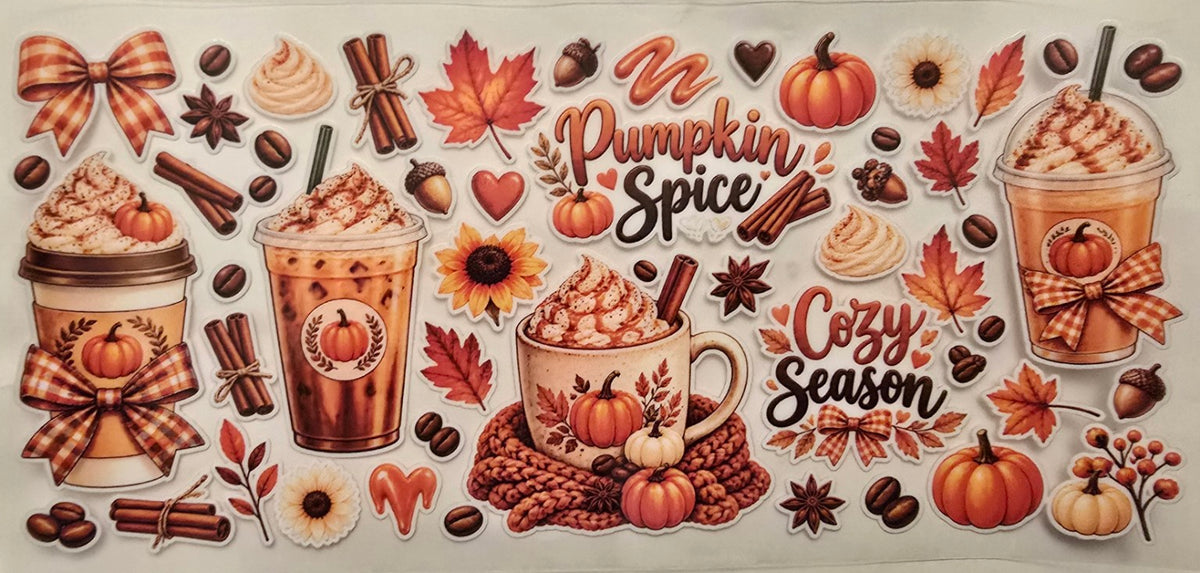 Pumpkin Spice Cozy Season Wrap