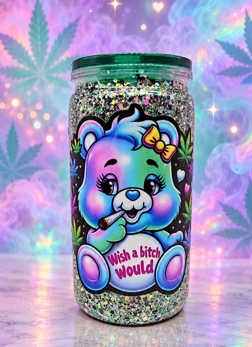 16oz Dry Glitter Snowglobe