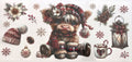 Christmas Hyland Cow