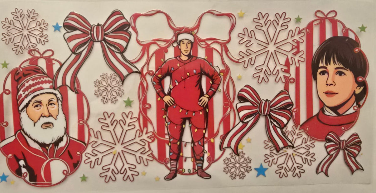 Santa Clause Christmas collage wrap