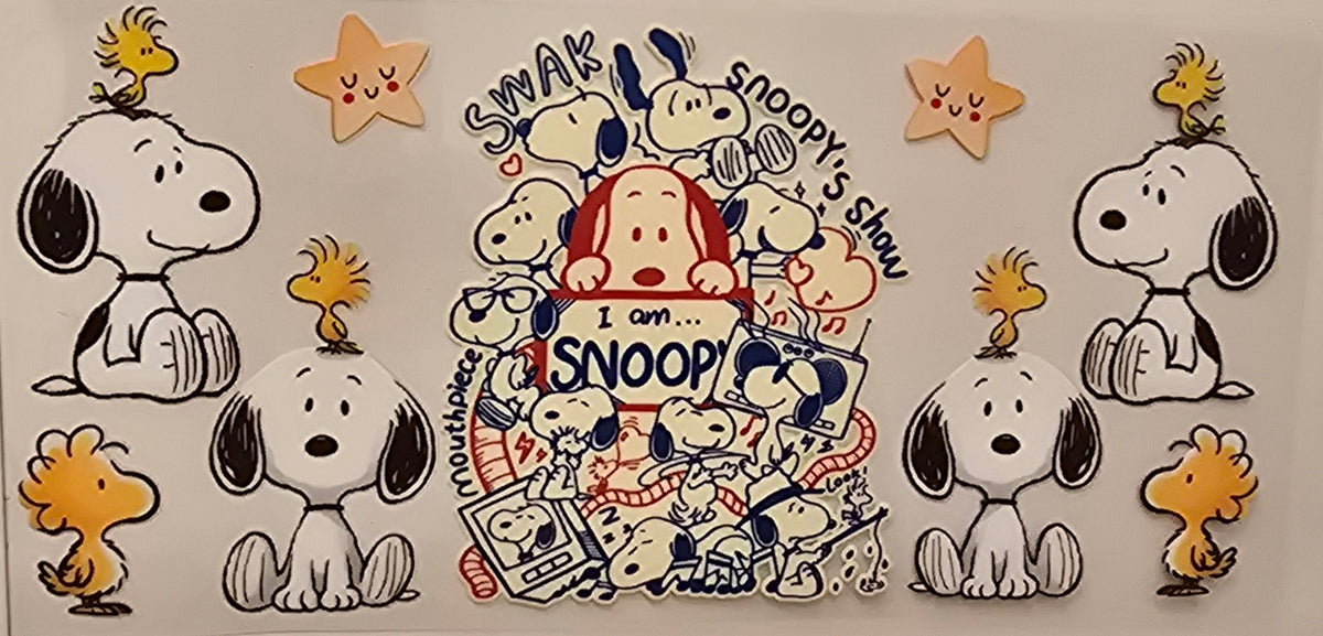 Snoopy & Woodstock Collage Wrap