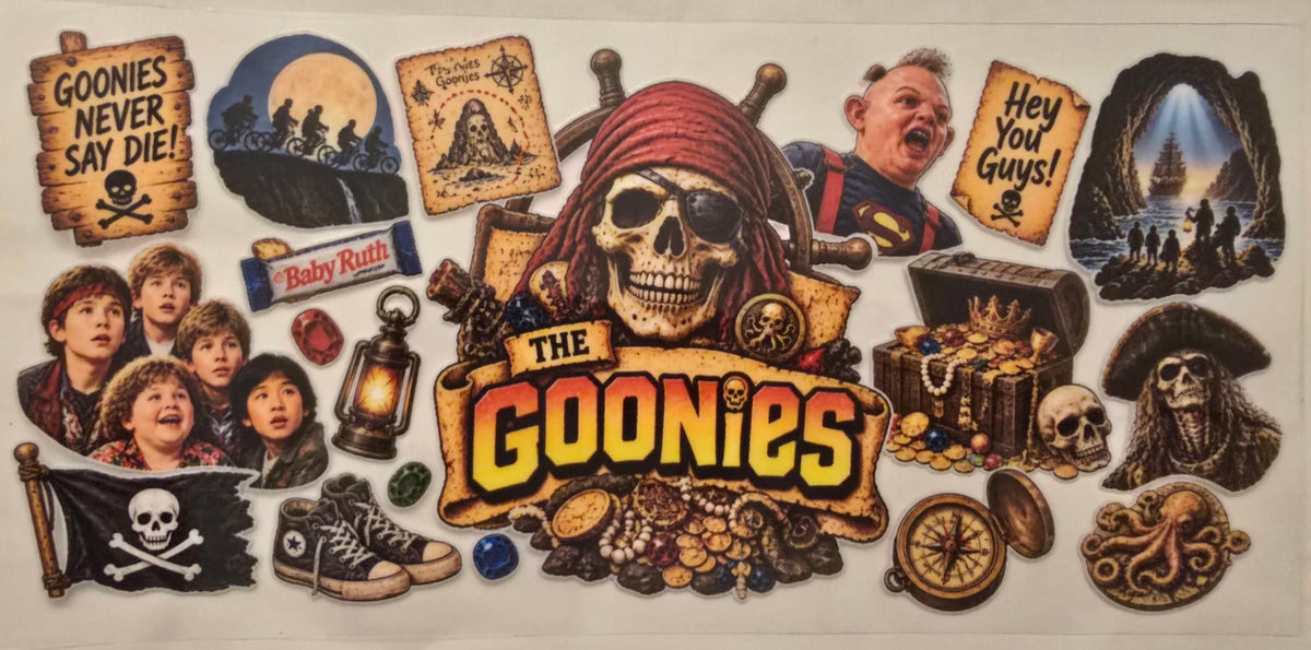 The Goonies collage wrap