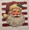 Vintage Santa Claus Christmas wrap