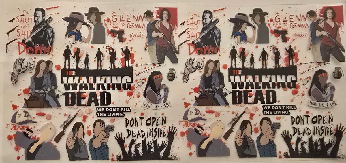 The Walking Dead survival collage wrap